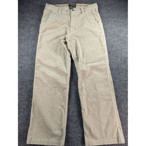 Mountain Khaki Pants Mens 34x30 Beige Mens Corduroy Pants Hike Outdoors 33x28.5‎